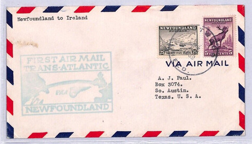Canada newfoundland air mail - canada,