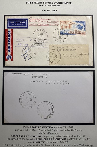 1967 paris france first flight - paris,