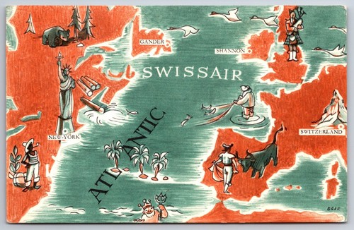 Swissair flight map - swissair, nl