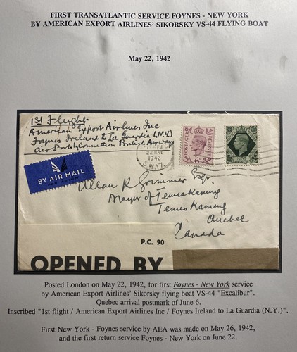 1942 england airmail censored - 1942,